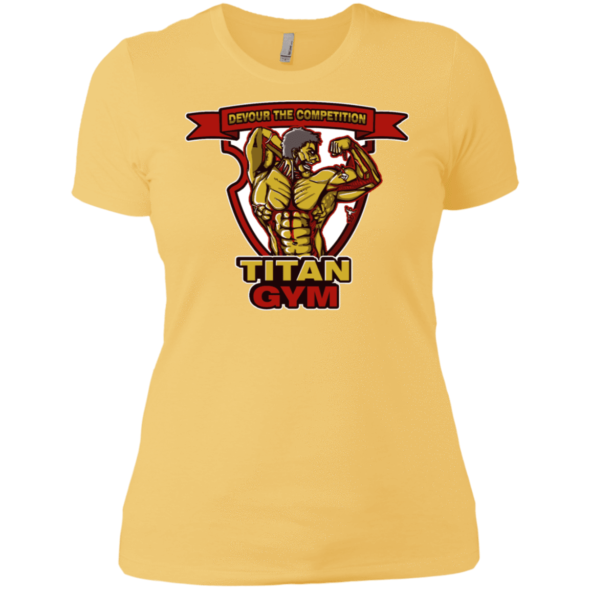 T-Shirts Banana Cream/ / X-Small Titan Gym Women's Premium T-Shirt