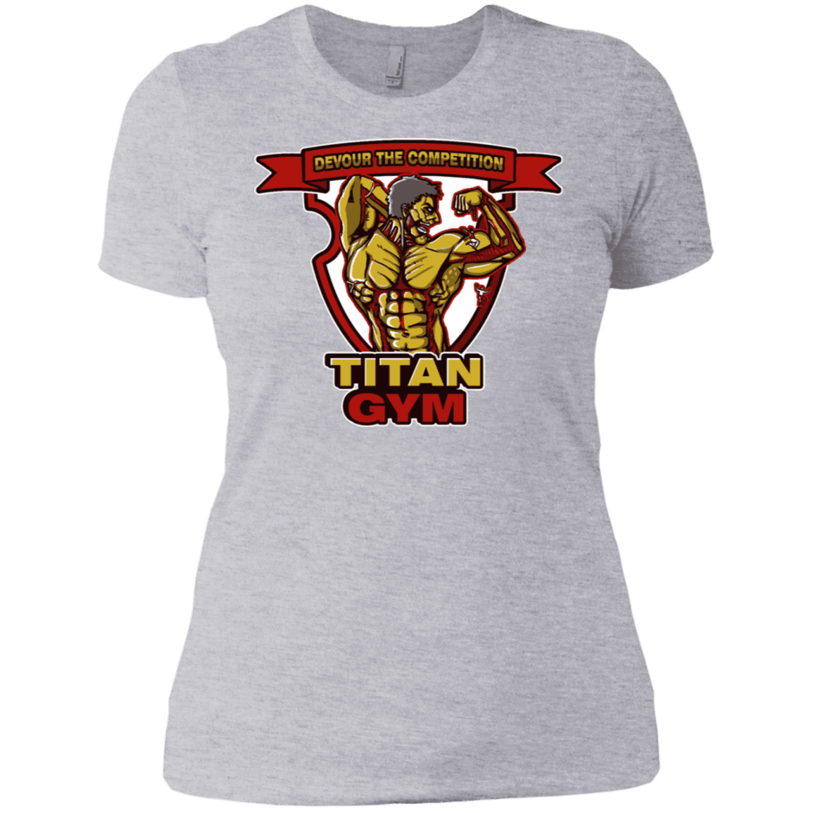 T-Shirts Heather Grey / X-Small Titan Gym Women's Premium T-Shirt