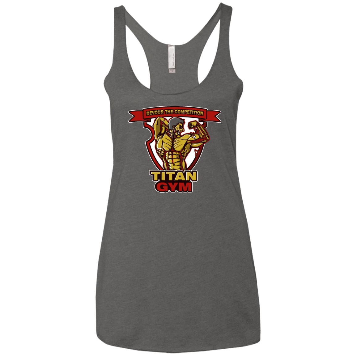 T-Shirts Premium Heather / X-Small Titan Gym Women's Triblend Racerback Tank