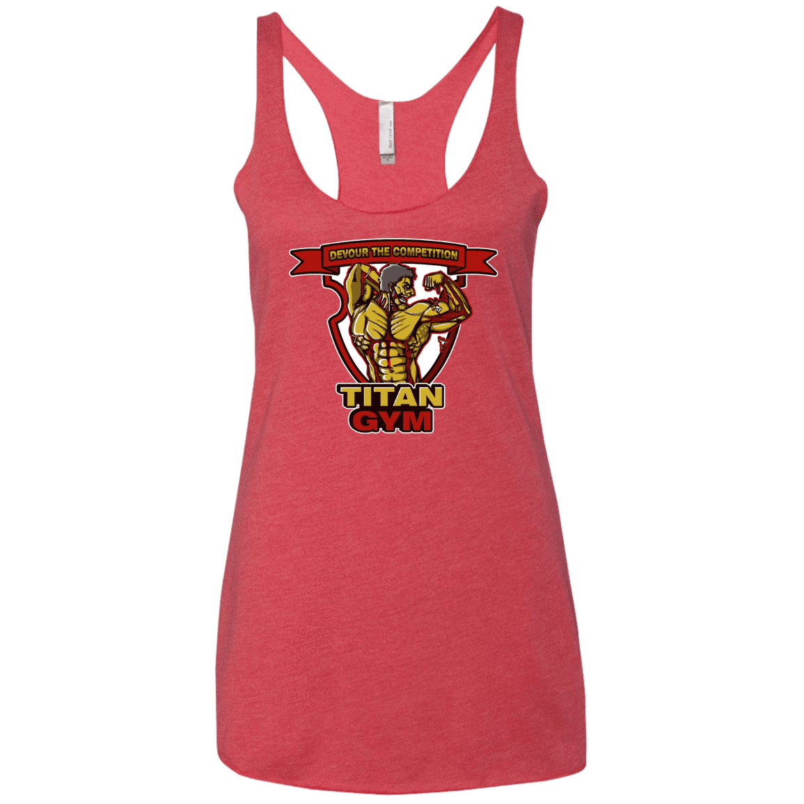 T-Shirts Vintage Red / X-Small Titan Gym Women's Triblend Racerback Tank