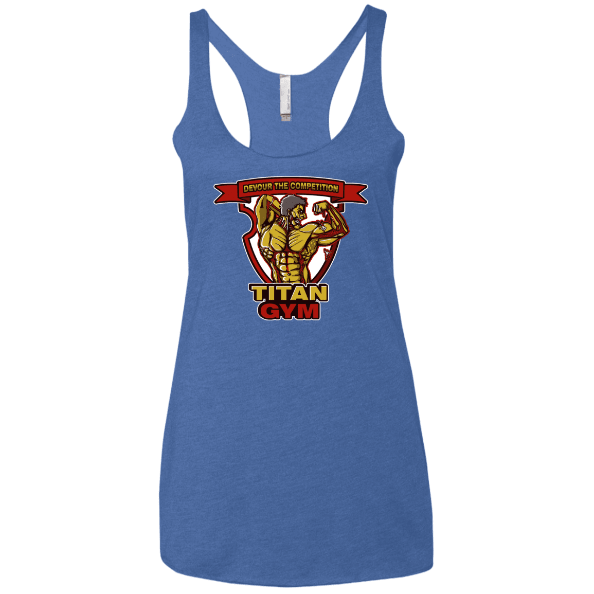 T-Shirts Vintage Royal / X-Small Titan Gym Women's Triblend Racerback Tank