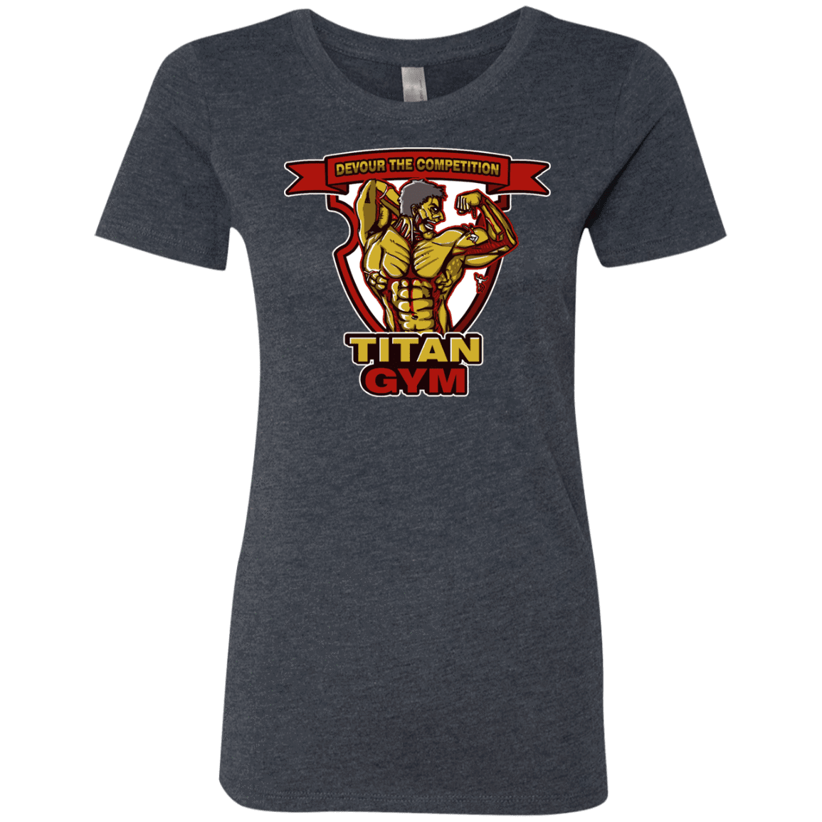 T-Shirts Vintage Navy / S Titan Gym Women's Triblend T-Shirt