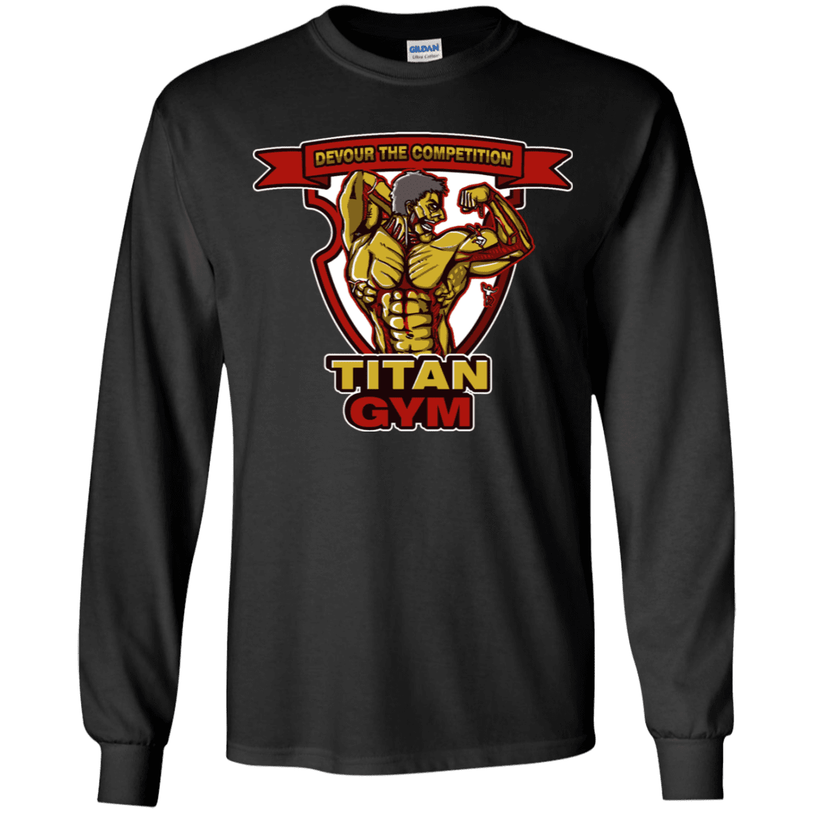T-Shirts Black / YS Titan Gym Youth Long Sleeve T-Shirt