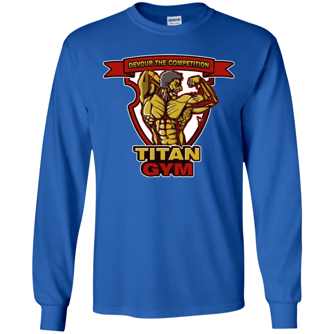 T-Shirts Royal / YS Titan Gym Youth Long Sleeve T-Shirt