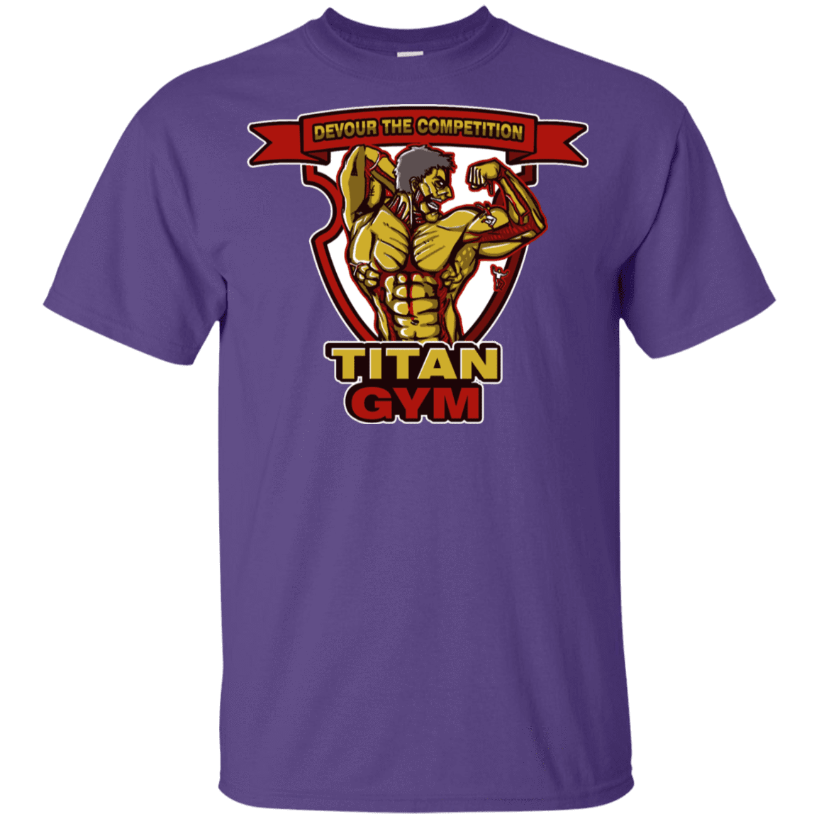 T-Shirts Purple / YXS Titan Gym Youth T-Shirt