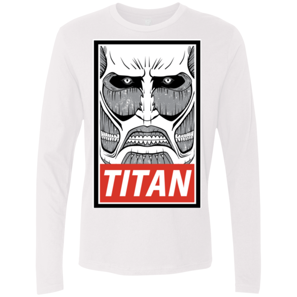 T-Shirts White / Small Titan Men's Premium Long Sleeve