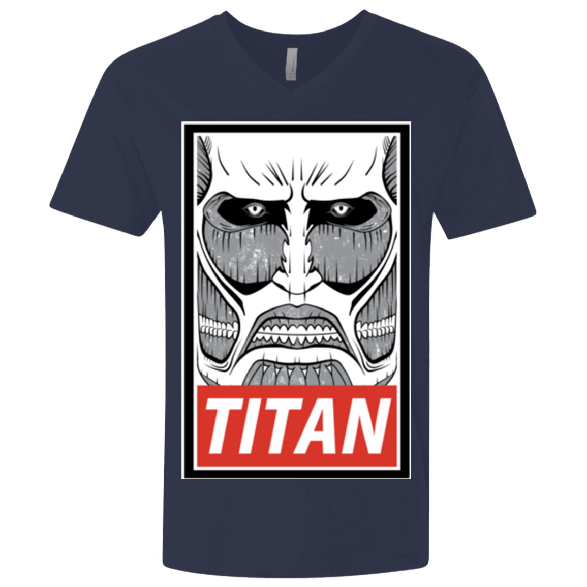 T-Shirts Midnight Navy / X-Small Titan Men's Premium V-Neck