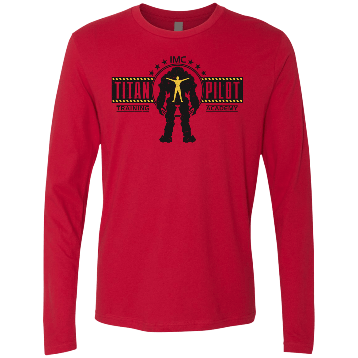 T-Shirts Red / S Titan Pilot Men's Premium Long Sleeve