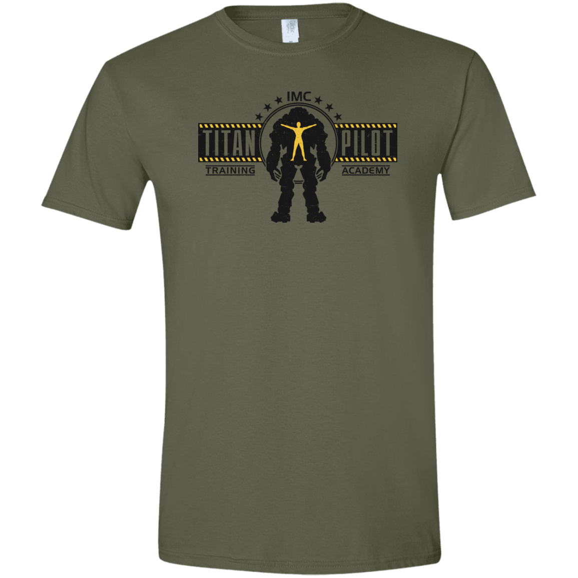 T-Shirts Military Green / S Titan Pilot Men's Semi-Fitted Softstyle