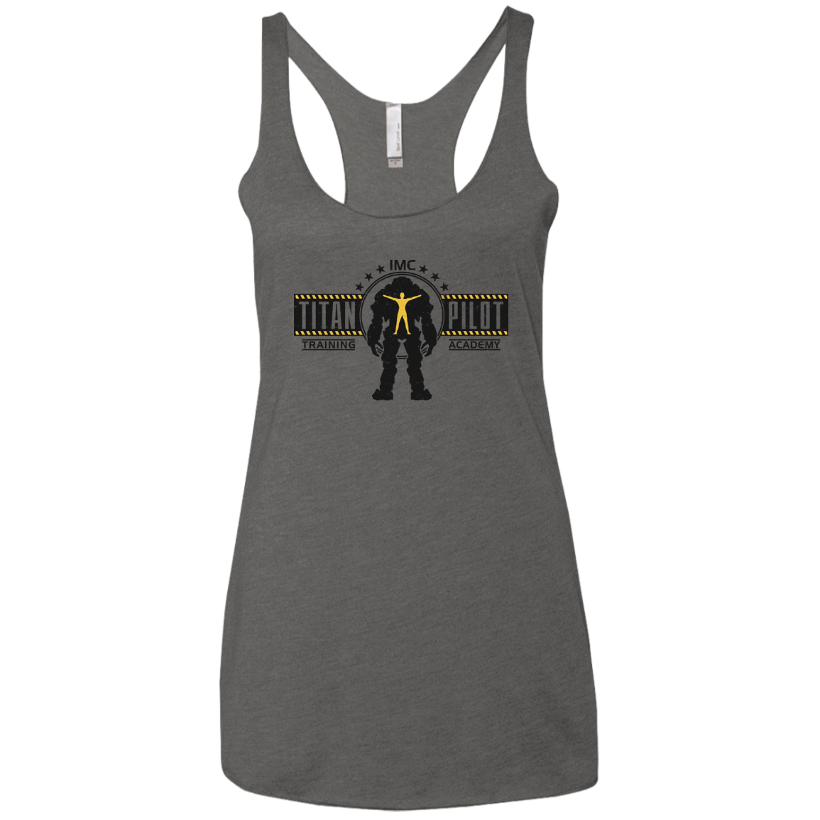 T-Shirts Premium Heather / X-Small Titan Pilot Women's Triblend Racerback Tank