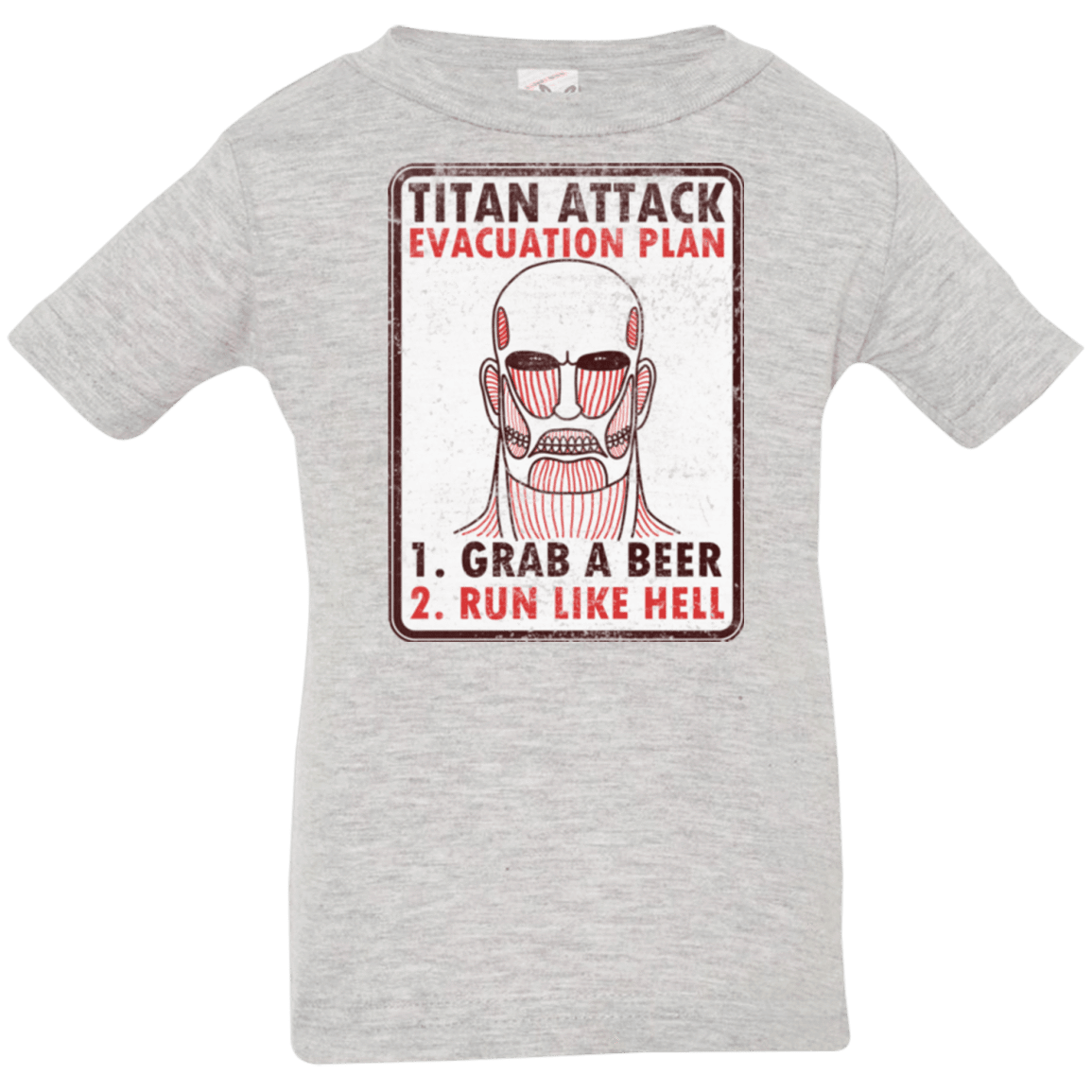 T-Shirts Heather / 6 Months Titan plan Infant PremiumT-Shirt