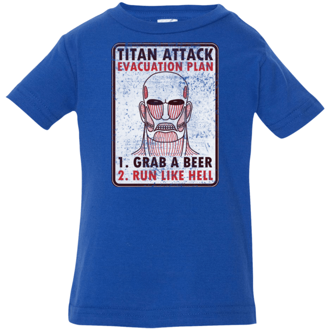 T-Shirts Royal / 6 Months Titan plan Infant PremiumT-Shirt