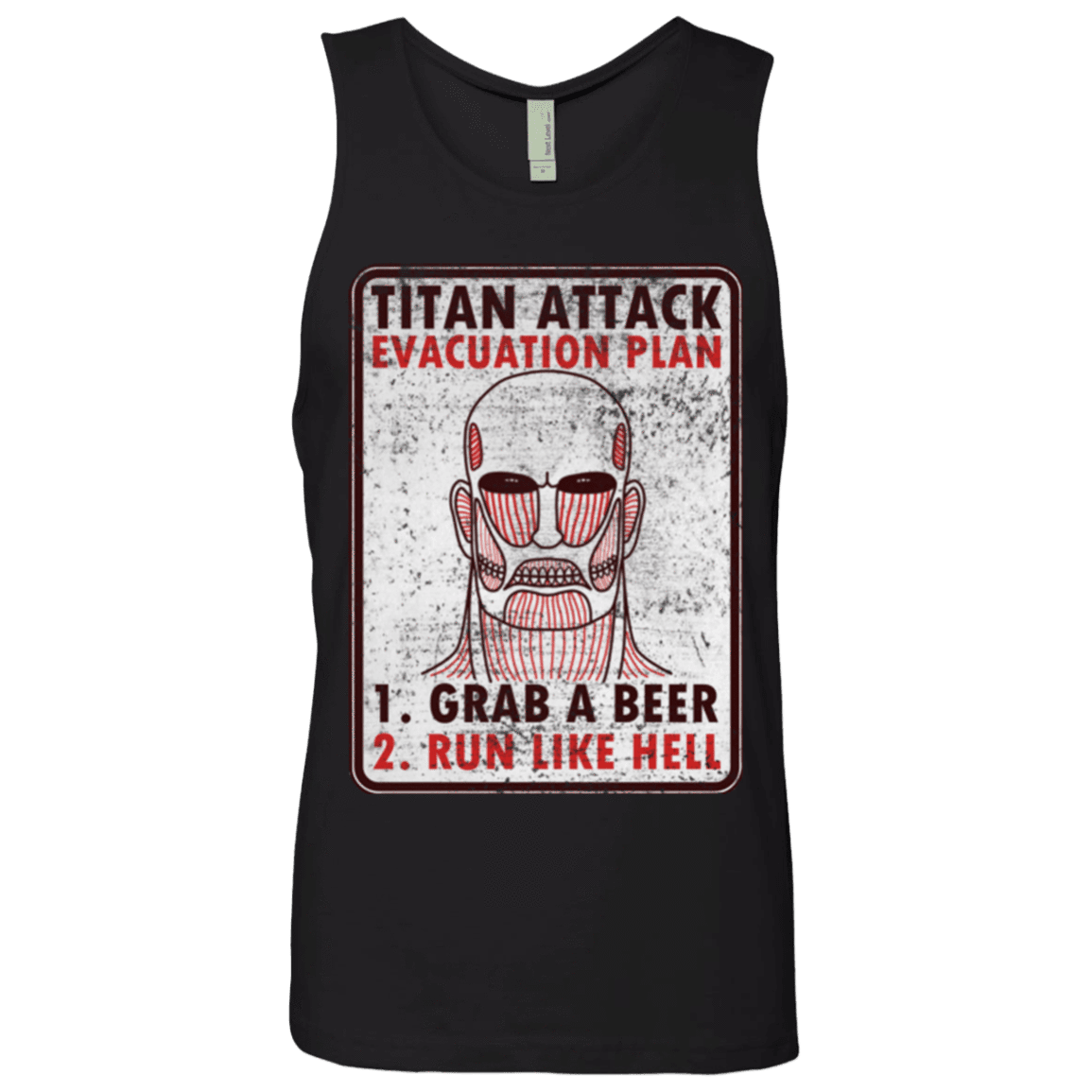 T-Shirts Black / Small Titan plan Men's Premium Tank Top