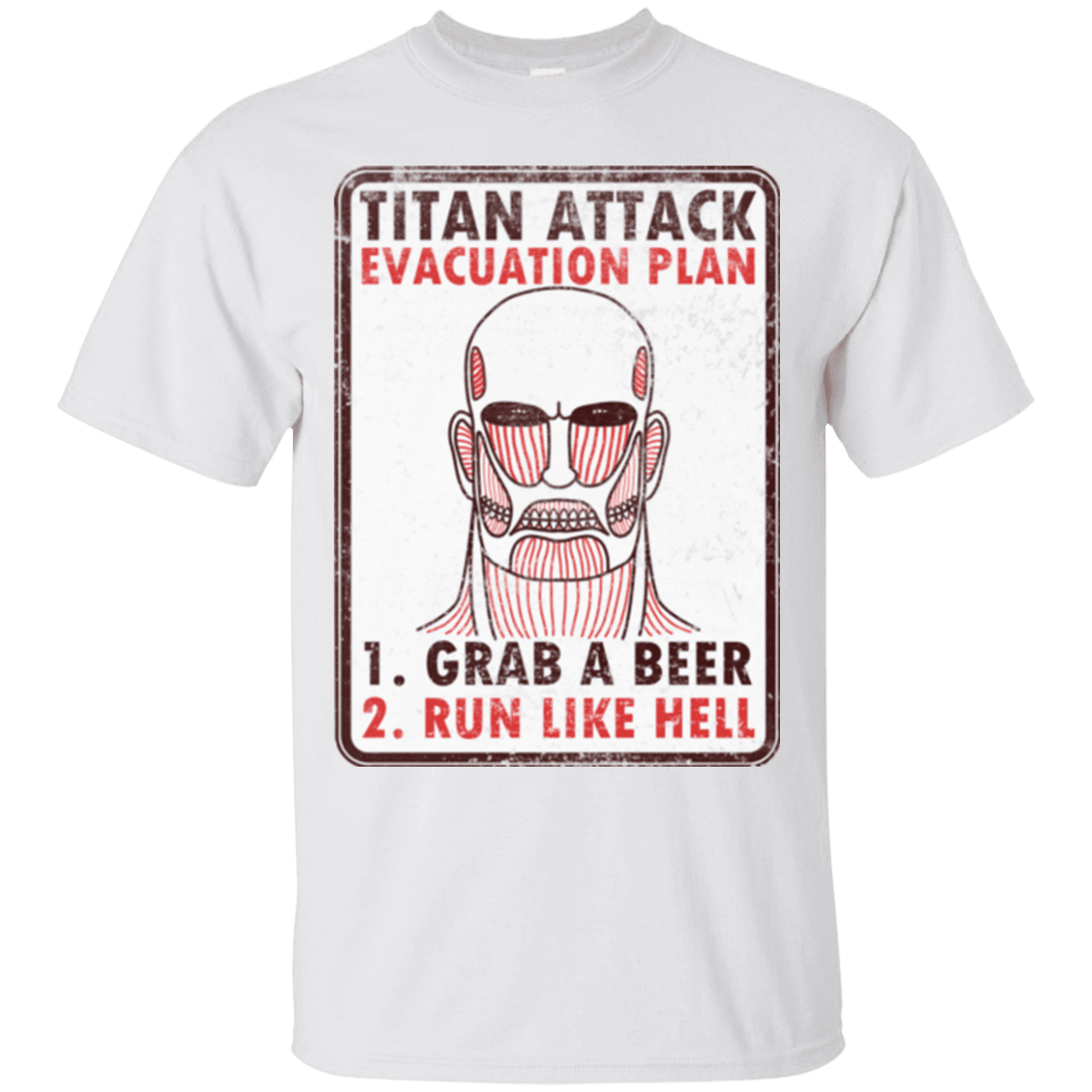 T-Shirts White / Small Titan plan T-Shirt
