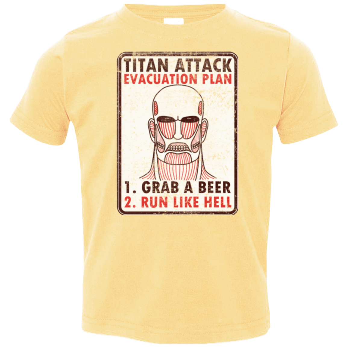 T-Shirts Butter / 2T Titan plan Toddler Premium T-Shirt