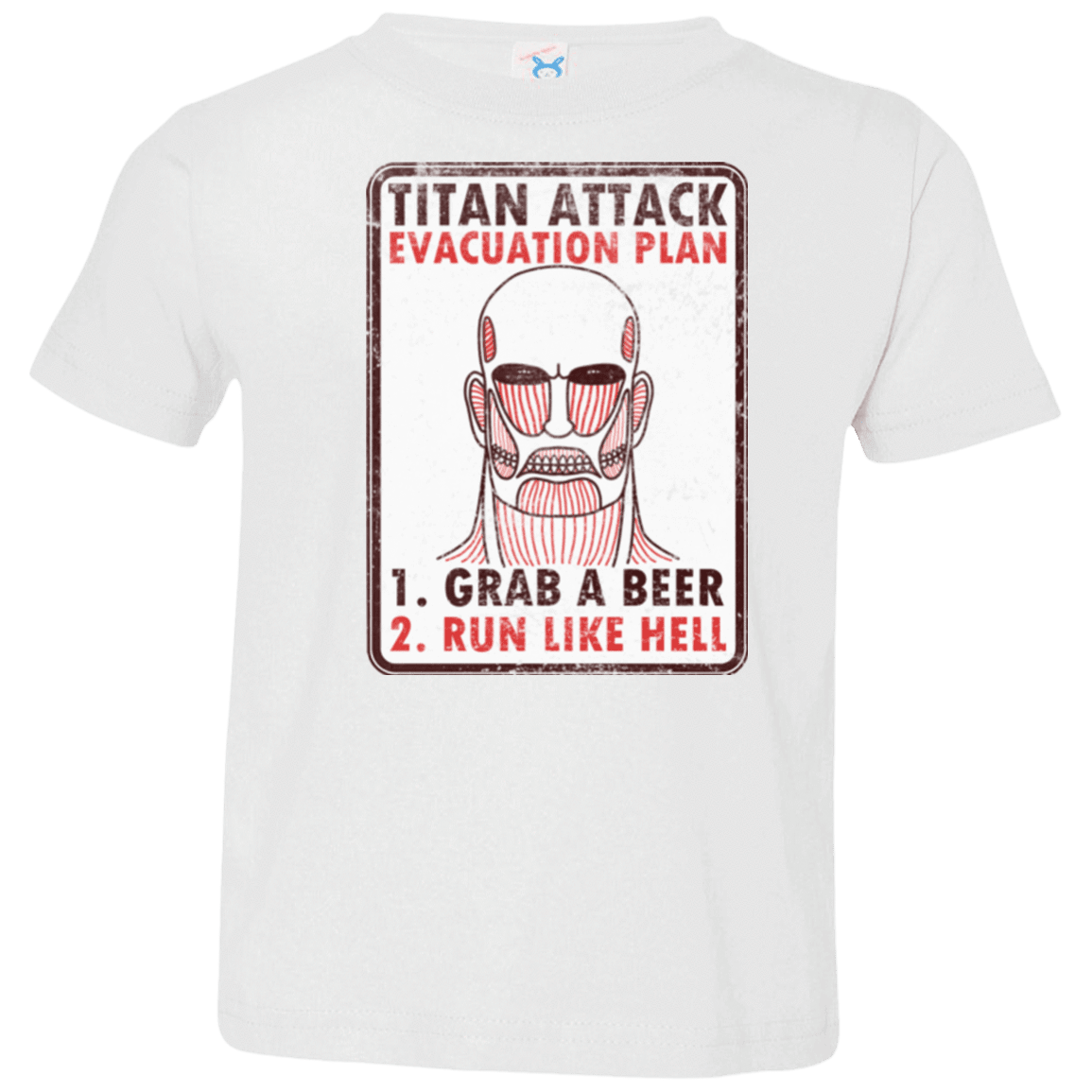 T-Shirts White / 2T Titan plan Toddler Premium T-Shirt