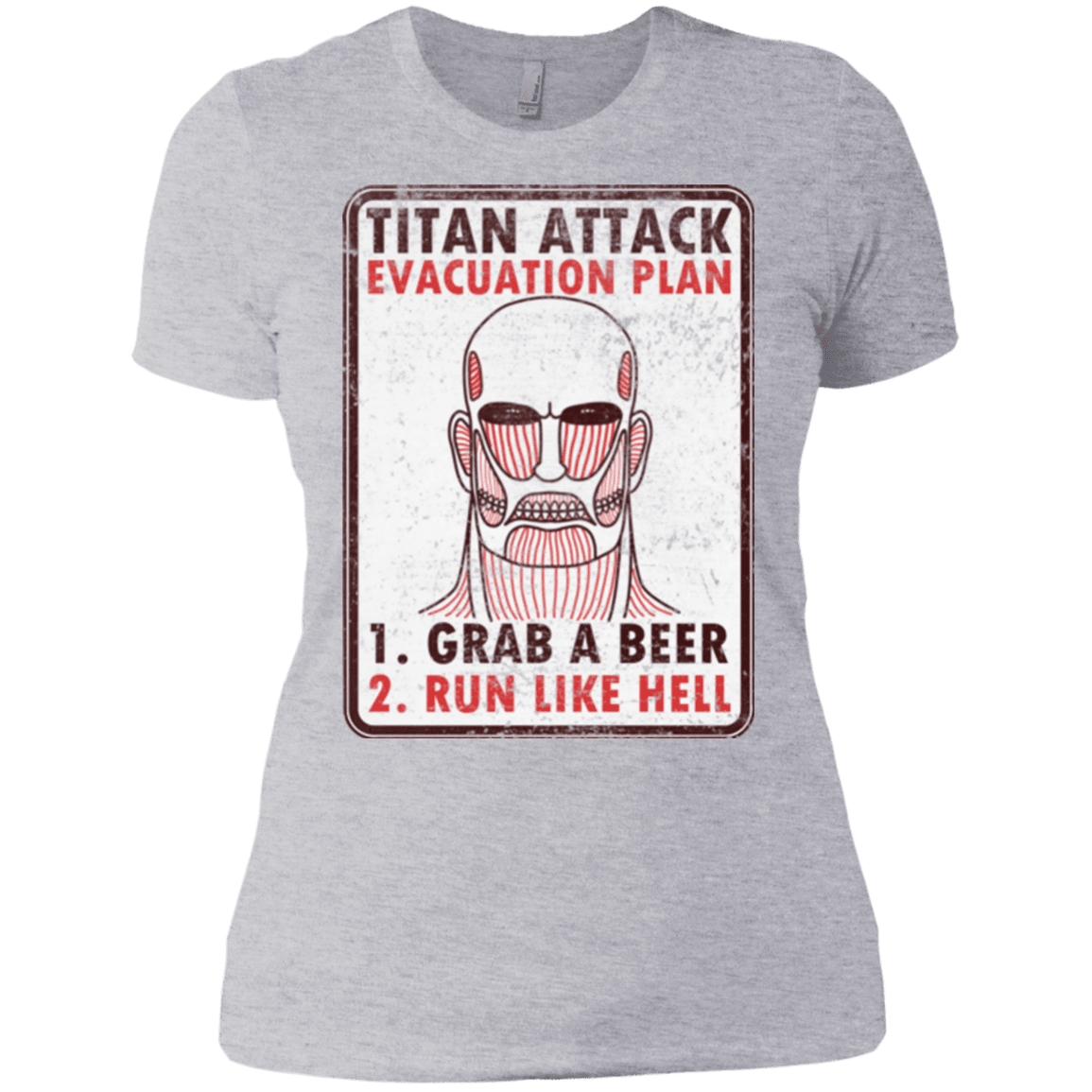 T-Shirts Heather Grey / X-Small Titan plan Women's Premium T-Shirt