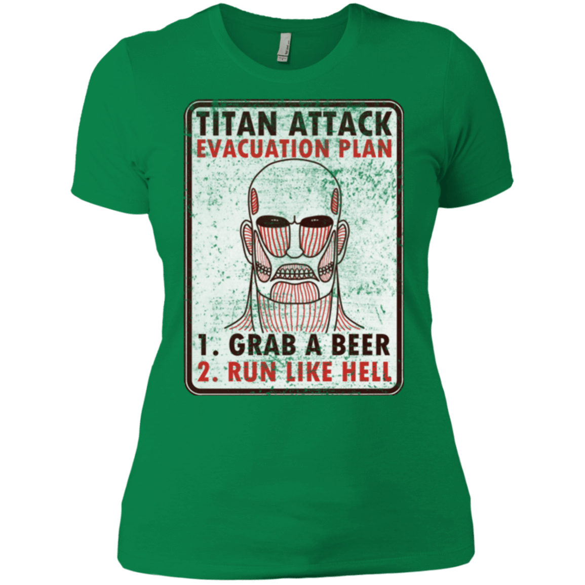 T-Shirts Kelly Green / X-Small Titan plan Women's Premium T-Shirt