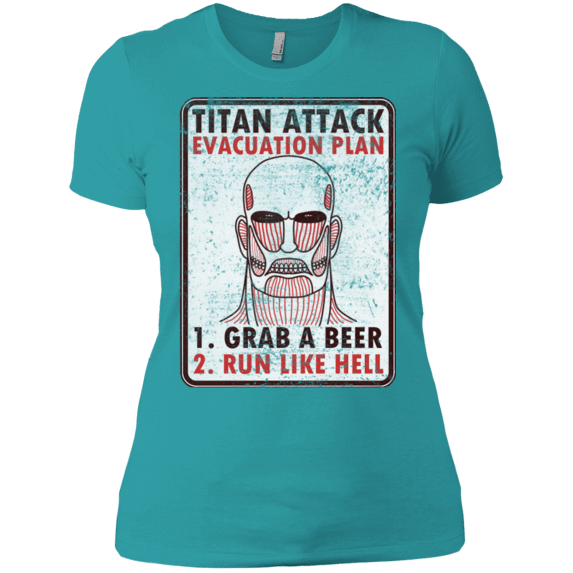 T-Shirts Tahiti Blue / X-Small Titan plan Women's Premium T-Shirt
