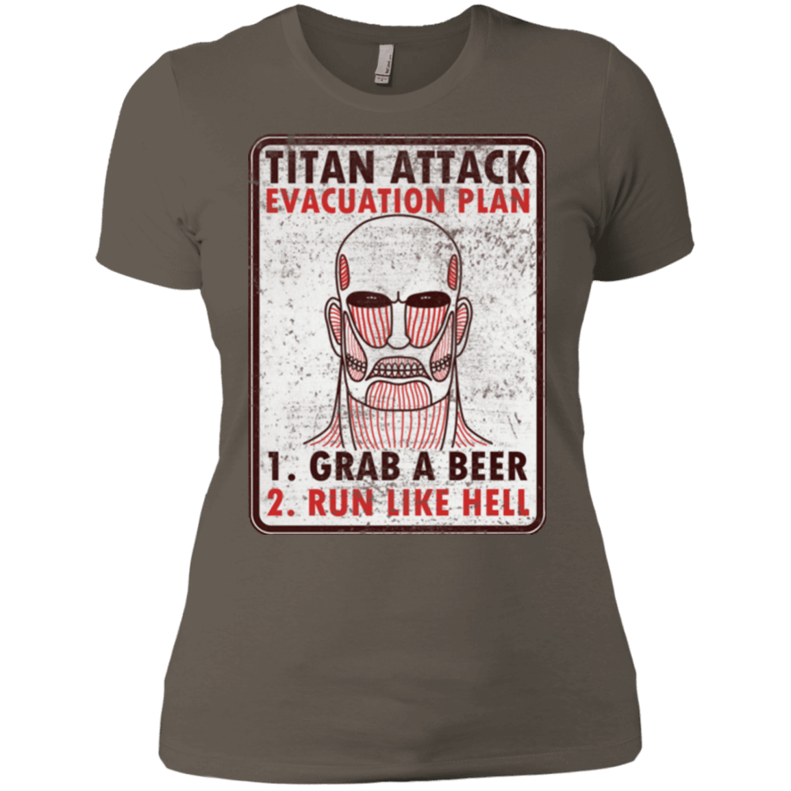 T-Shirts Warm Grey / X-Small Titan plan Women's Premium T-Shirt