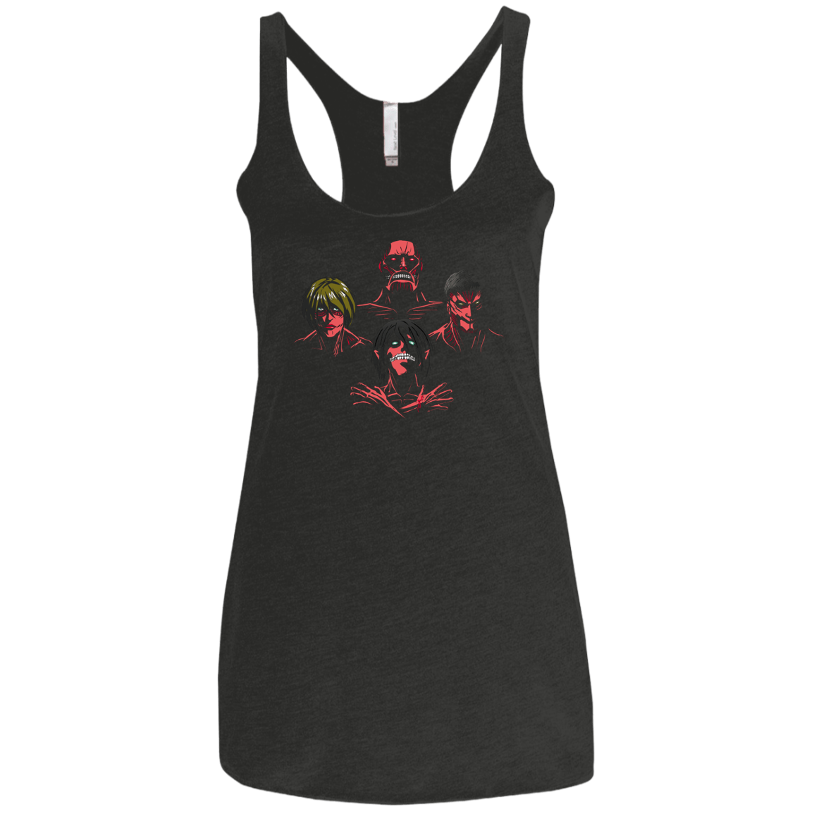 T-Shirts Vintage Black / X-Small Titan Rhapsody Women's Triblend Racerback Tank
