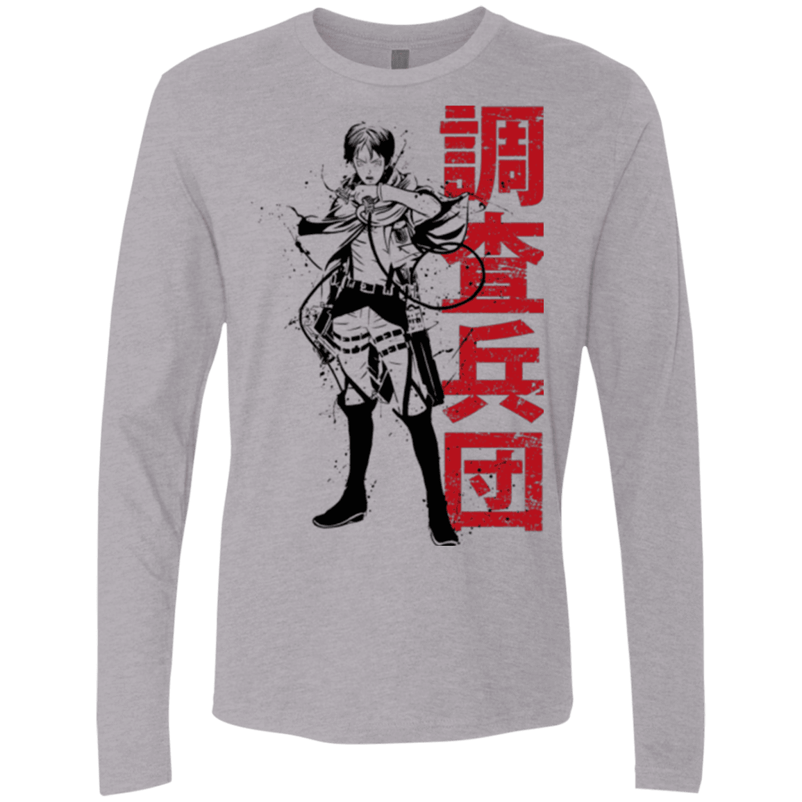 T-Shirts Heather Grey / Small Titan Shifter Men's Premium Long Sleeve