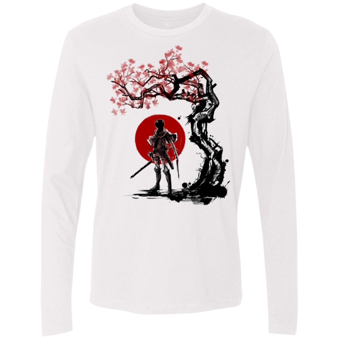 T-Shirts White / Small Titan shifter under the sun Men's Premium Long Sleeve