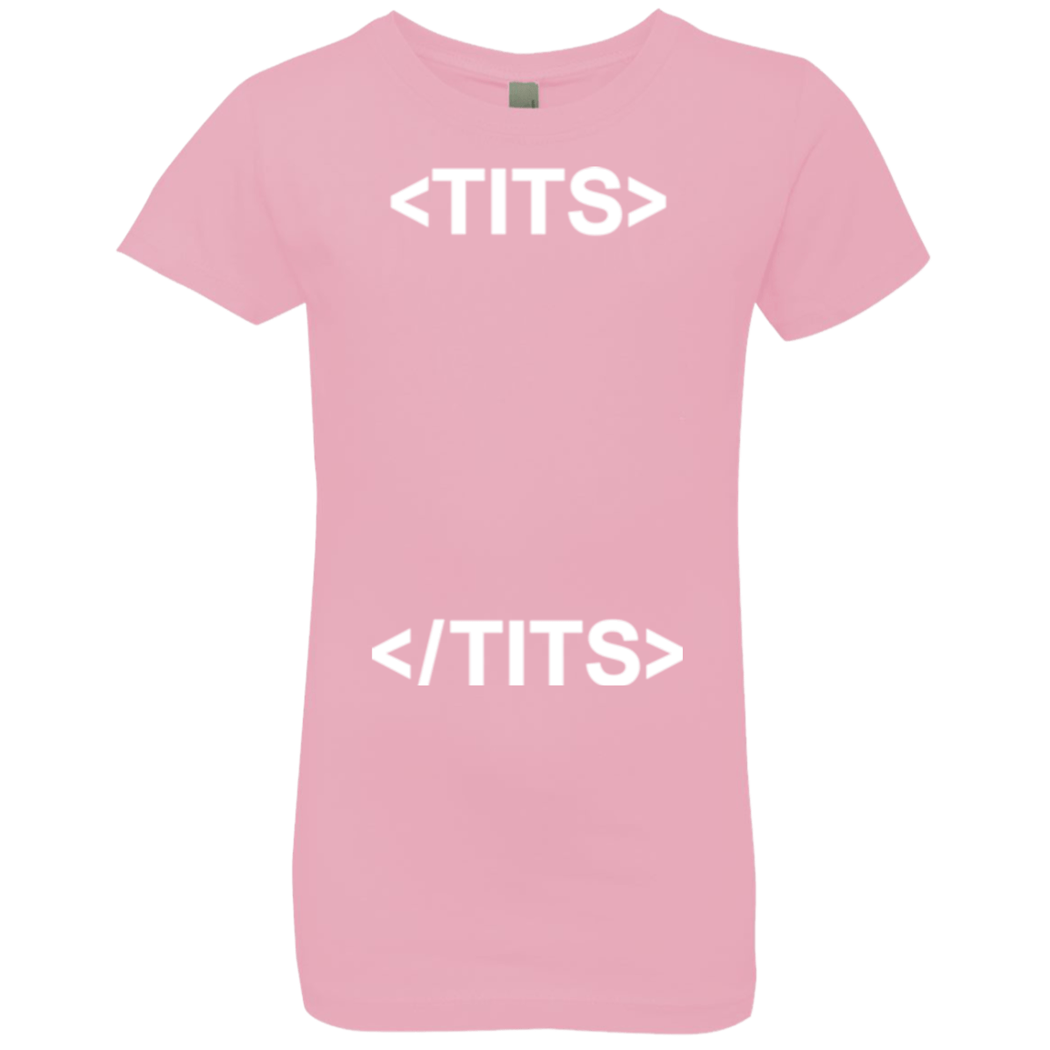T-Shirts Light Pink / YXS Tits Girls Premium T-Shirt