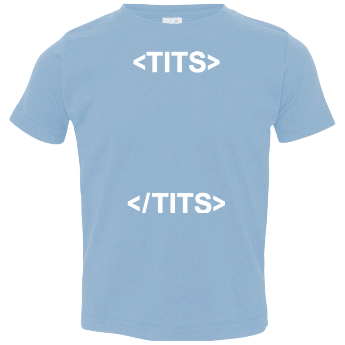 T-Shirts Light Blue / 2T Tits Toddler Premium T-Shirt