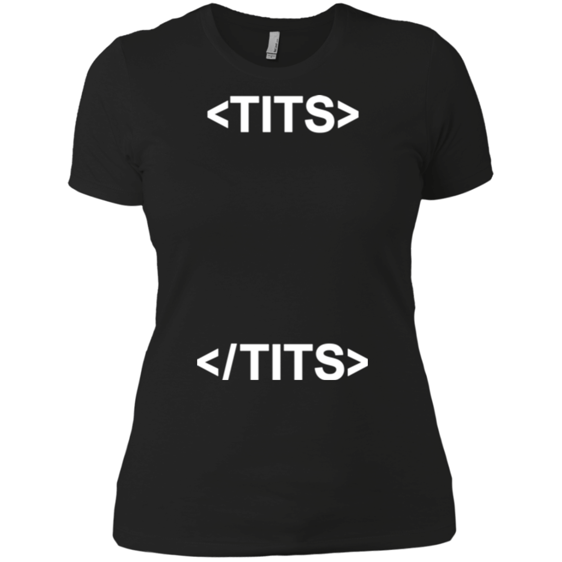 T-Shirts Black / X-Small Tits Women's Premium T-Shirt
