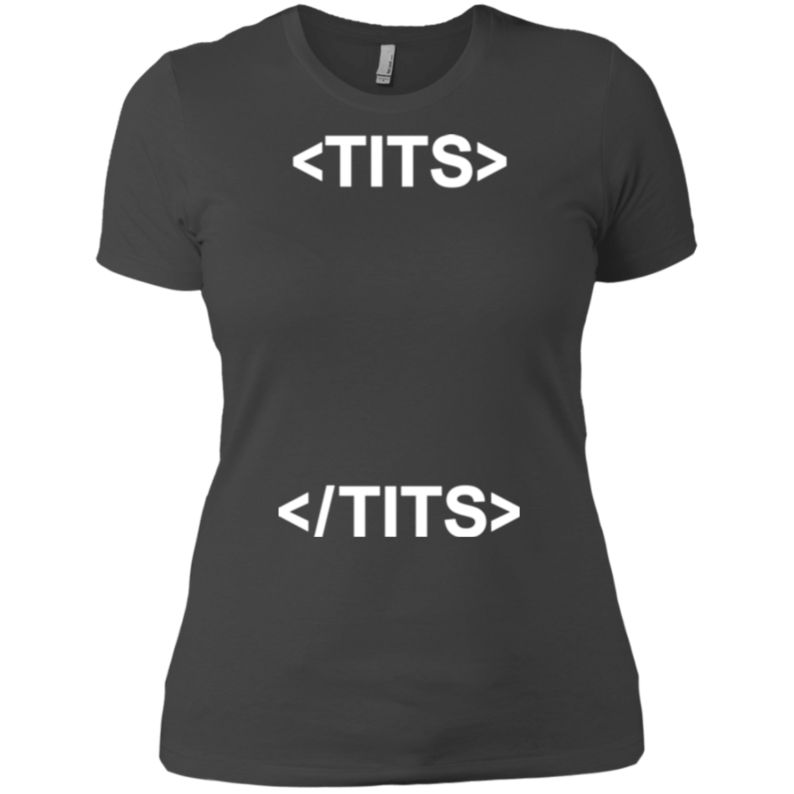 T-Shirts Heavy Metal / X-Small Tits Women's Premium T-Shirt