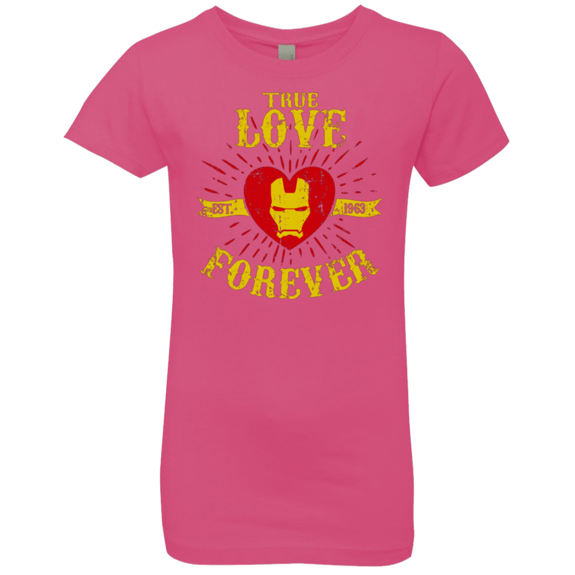 T-Shirts Hot Pink / YXS TLF IRON Girls Premium T-Shirt