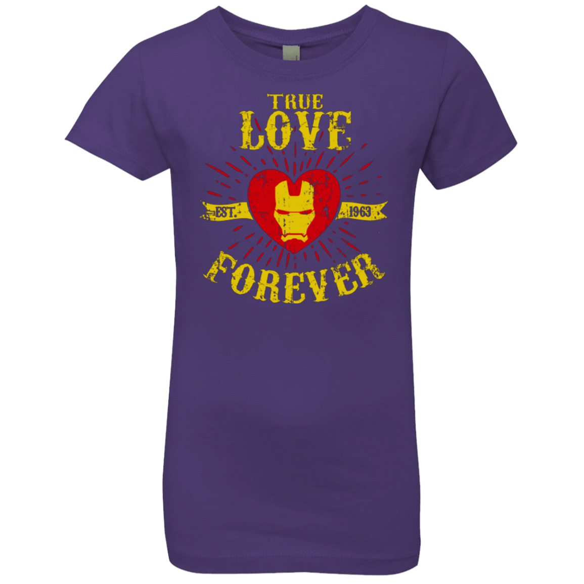 T-Shirts Purple Rush / YXS TLF IRON Girls Premium T-Shirt