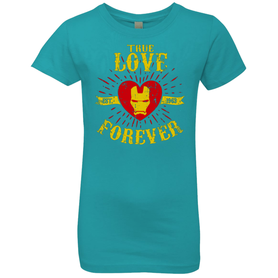 T-Shirts Tahiti Blue / YXS TLF IRON Girls Premium T-Shirt