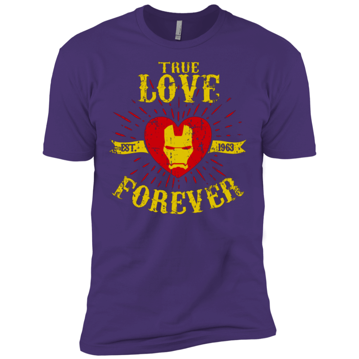 T-Shirts Purple / X-Small TLF IRON Men's Premium T-Shirt