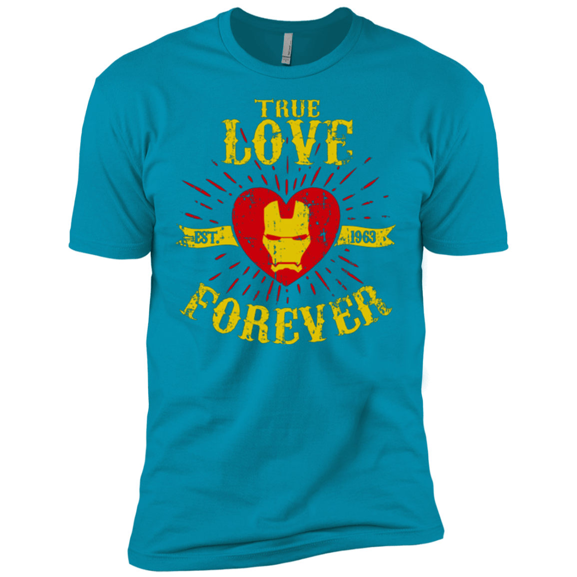 T-Shirts Turquoise / X-Small TLF IRON Men's Premium T-Shirt