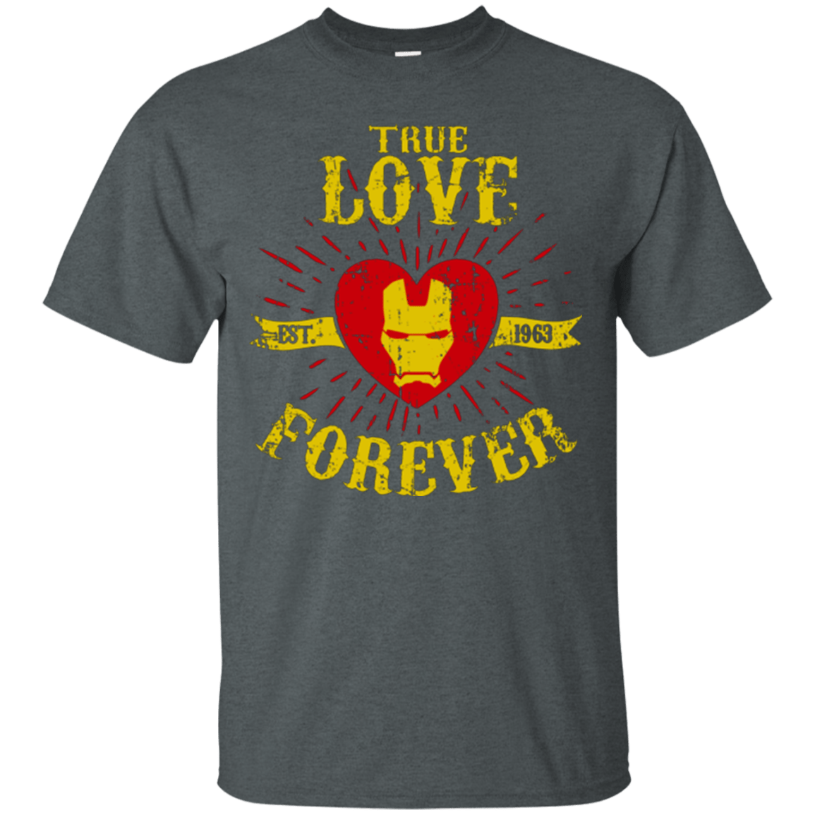 T-Shirts Dark Heather / Small TLF IRON T-Shirt