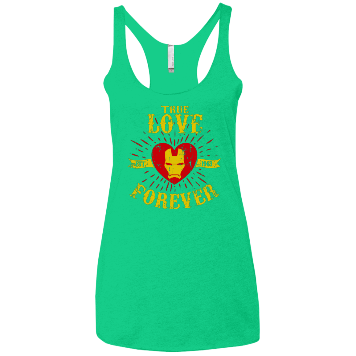 T-Shirts Envy / X-Small TLF IRON Women's Triblend Racerback Tank