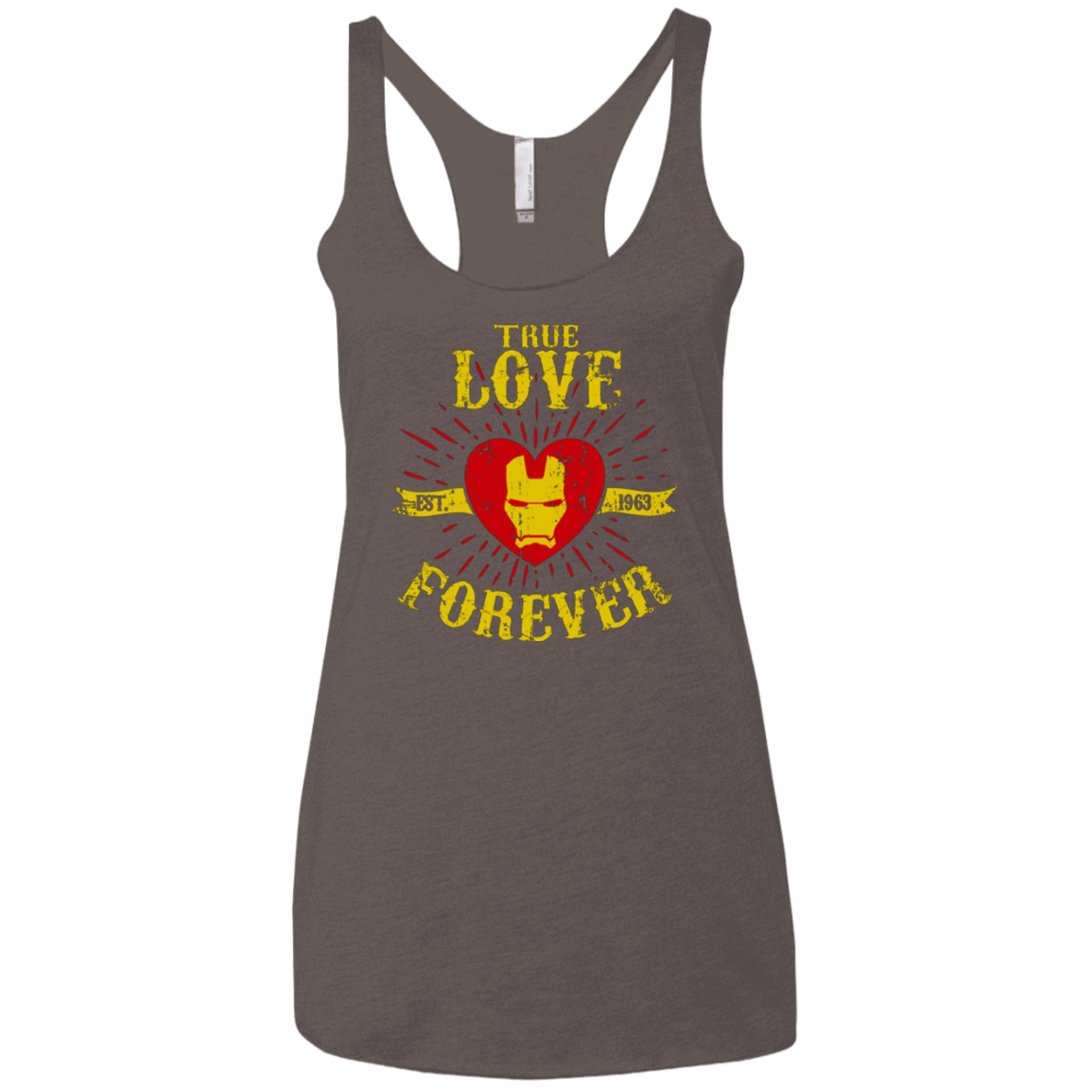 T-Shirts Macchiato / X-Small TLF IRON Women's Triblend Racerback Tank