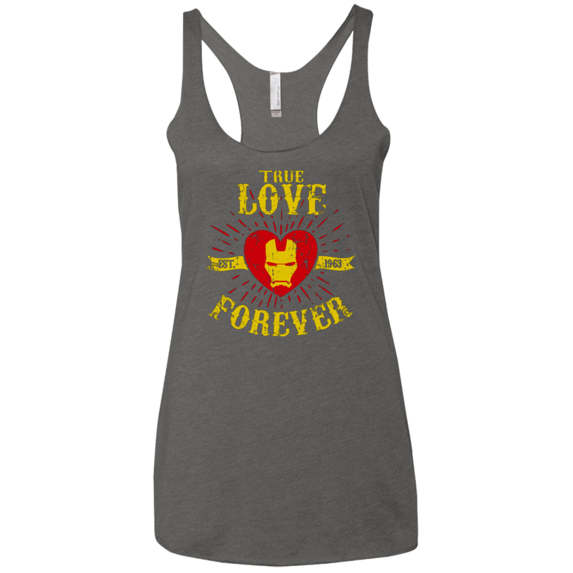 T-Shirts Premium Heather / X-Small TLF IRON Women's Triblend Racerback Tank
