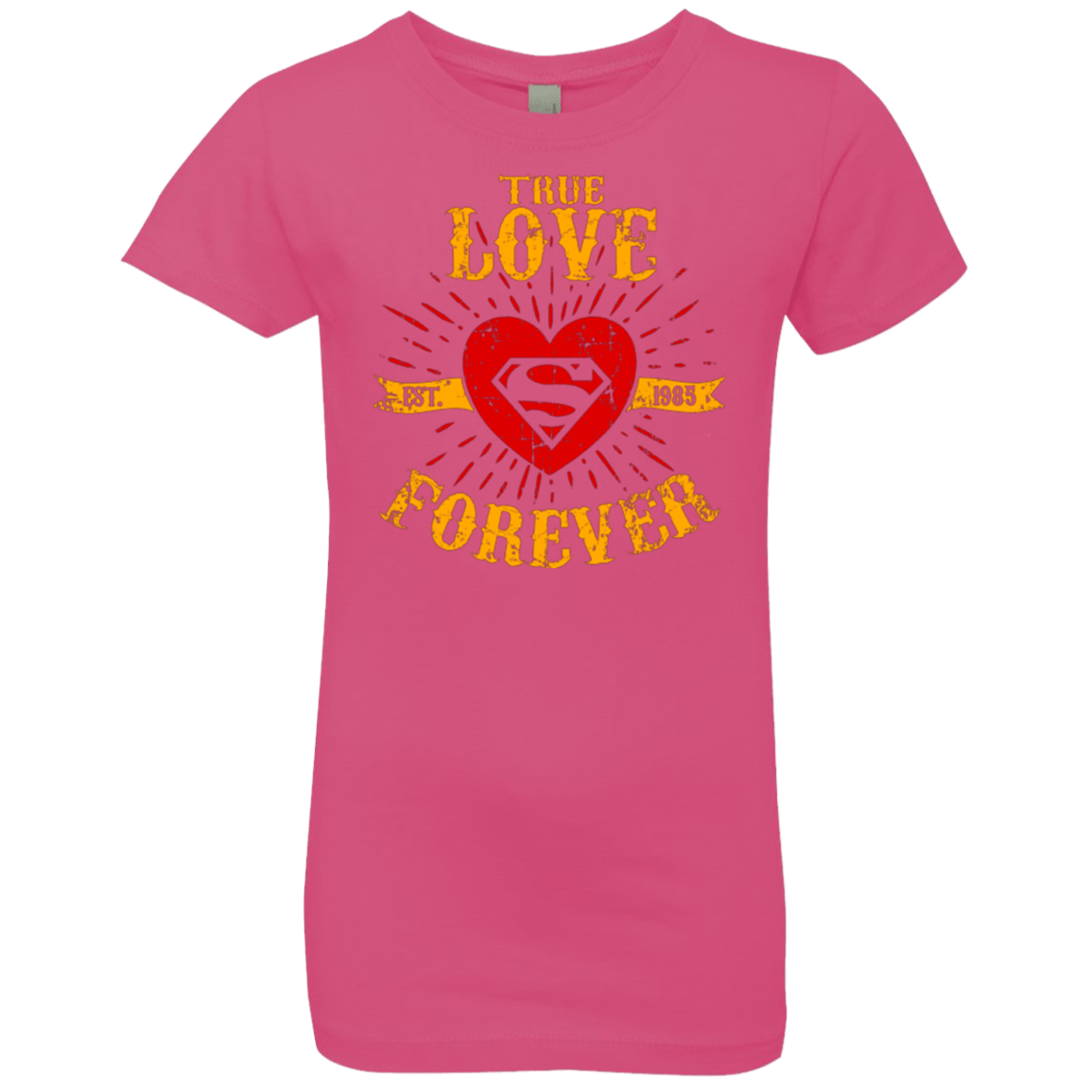 T-Shirts Hot Pink / YXS TLF SUPER Girls Premium T-Shirt