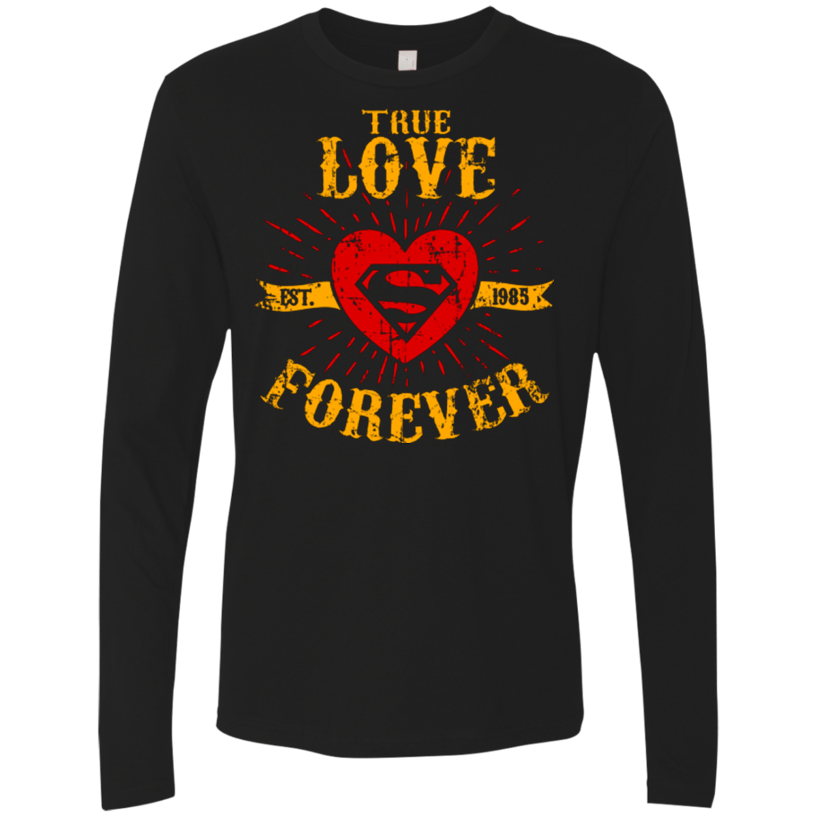 T-Shirts Black / Small TLF SUPER Men's Premium Long Sleeve