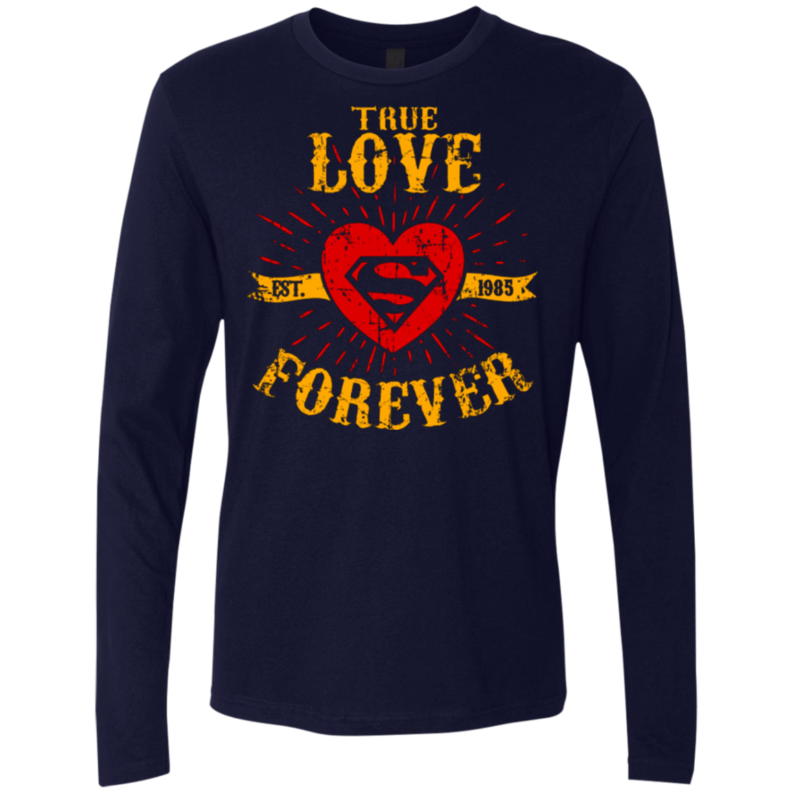T-Shirts Midnight Navy / Small TLF SUPER Men's Premium Long Sleeve