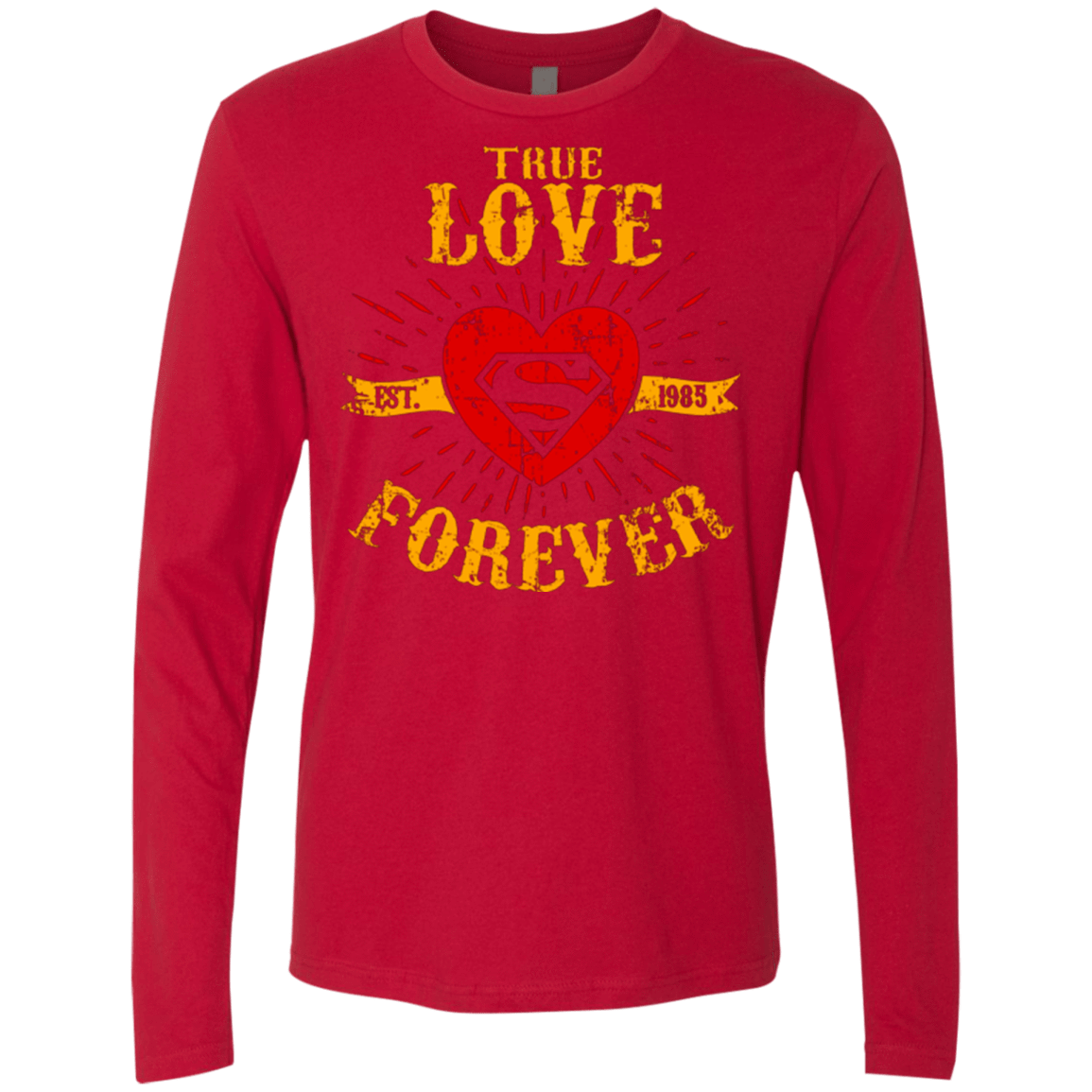 T-Shirts Red / Small TLF SUPER Men's Premium Long Sleeve