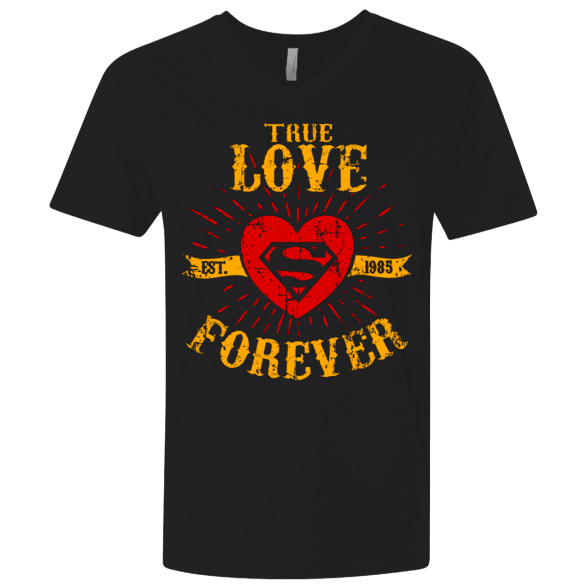T-Shirts Black / X-Small TLF SUPER Men's Premium V-Neck