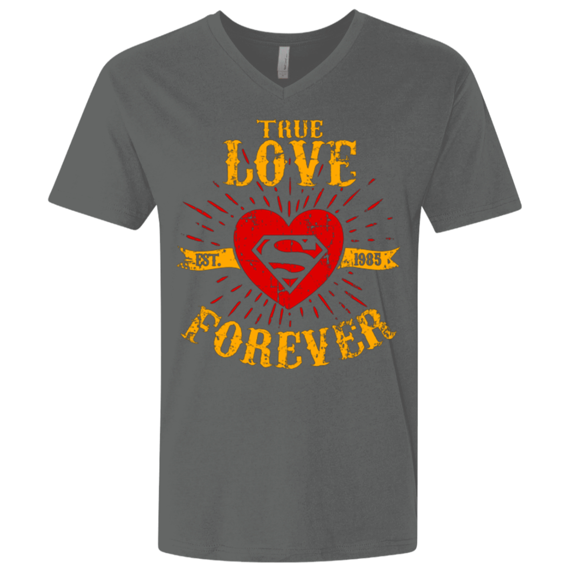 T-Shirts Heavy Metal / X-Small TLF SUPER Men's Premium V-Neck