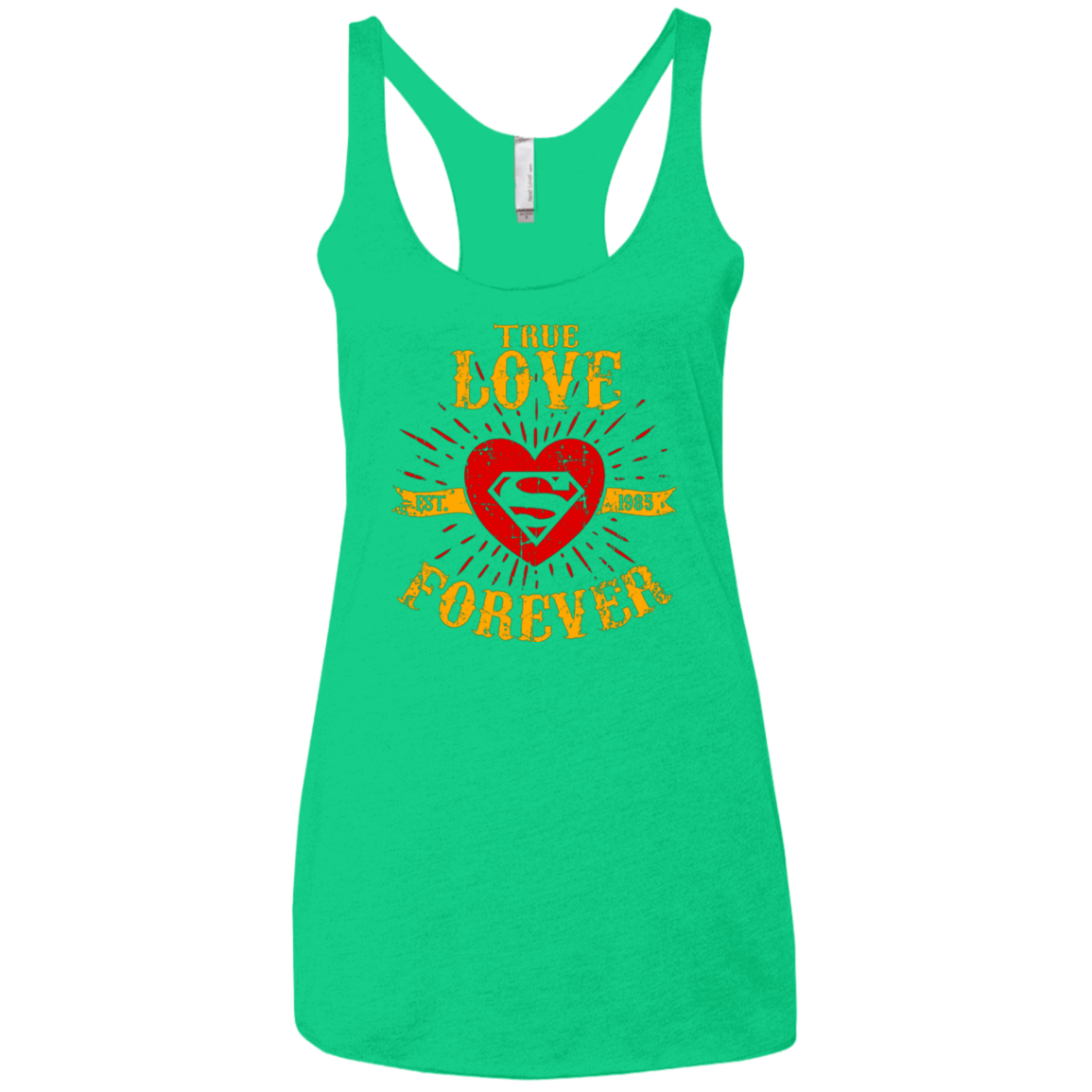 T-Shirts Envy / X-Small TLF SUPER Women's Triblend Racerback Tank