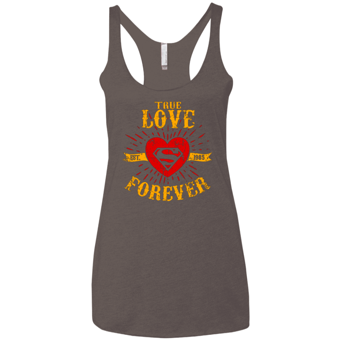 T-Shirts Macchiato / X-Small TLF SUPER Women's Triblend Racerback Tank