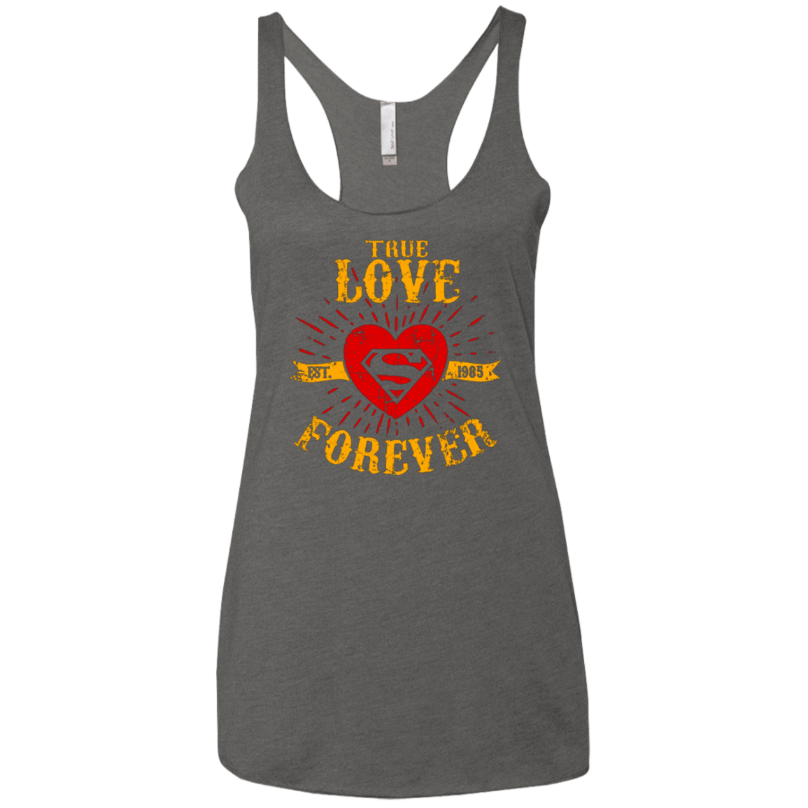 T-Shirts Premium Heather / X-Small TLF SUPER Women's Triblend Racerback Tank