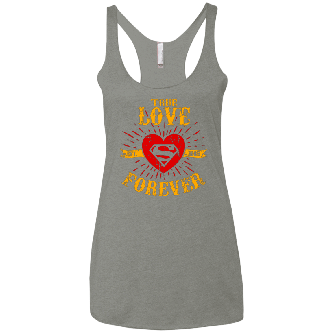 T-Shirts Venetian Grey / X-Small TLF SUPER Women's Triblend Racerback Tank